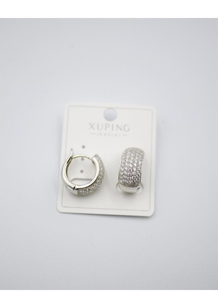 Özel Seri Şık, Taşlı Küpe Gümüş