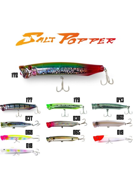 Salt Popper Su Üstü Maket Balık SP120SW - 03T Trans Iwashi