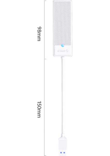 4 Portlu USB 3.0 Yüksek Hızlı 5gbps Hub Çoklayıcı Beyaz