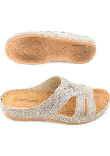 Yazlık Kadın Suni Deri Koleksiyon Terlik