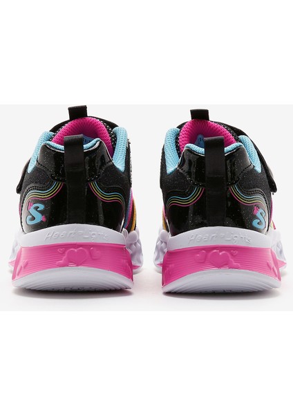 Flutter Heart Lights - Rainbo Büyük Kız Çocuk Siyah Işıklı Spor Ayakkabı 303252L Bkmt indirimleri