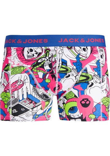 Jacspace Skull Trunk Sn Erkek Mavi Boxer 12240247-Blue