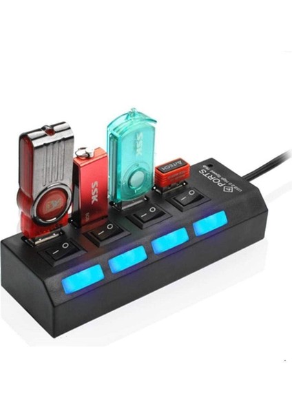 Alfais 4863 USB Hub 4 Port Çoklayıcı