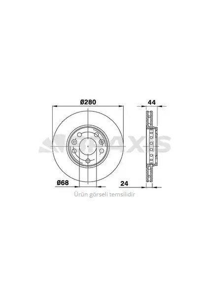 AE0064 Ön Fren Dısk Aynası Fluence Megane Iıı Iv Scenıc Iıı Laguna Iıı Duster 1.2-1.4-1.5dcı-1.6-2.0 Oem: 402060010R 402064151R