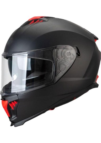 865 Solid Full Face Motosiklet Kaskı