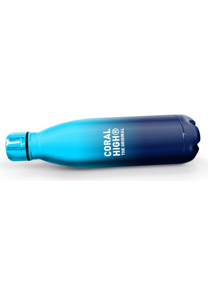 Coral High Mavi Lacivert Renk Geçişli Çelik Termos 500 Ml 11934