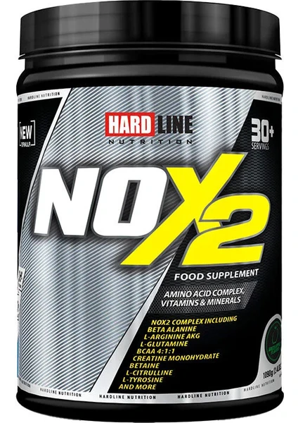 Hardline Nutrition Nox 2 Yeşil Elma Aromalı 1090 gr. (Pre-workout )