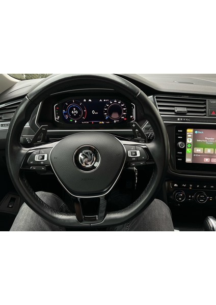 Golf 7 F1 Vites Kulakçık Pedal Aksesuar (Siyah)