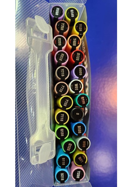 Jupai Acrylic 5510-24 Painter 24 Color Marker Line 24 Renk Akrilik Kalem 4mm