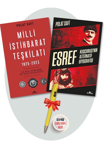 Milli Istihbarat Teşkilatı (1826-2023) + Eşref (Polat Safi) 2 Kitap Set + Moda Kalem - Kronik - Tarih