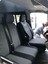 Ford Transit 350 L Kamyonet Tek Kabin Uyumlu 2+1 Koltuk Kılıfı - Mavi - Siyah 3