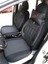 Fiat Palio Panelvan Uyumlu 1+1 Koltuk Kılıfı - Bej - Siyah 3
