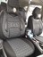 Fiat Palio Panelvan Uyumlu 1+1 Koltuk Kılıfı - Bej - Siyah 5