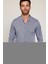 Slim Fit Hakim Yaka Düz Erkek Gömlek 1