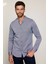 Slim Fit Hakim Yaka Düz Erkek Gömlek 2