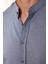 Slim Fit Hakim Yaka Düz Erkek Gömlek 4