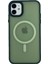 Apple iPhone 11 Uyumlu Mat Renkli Magsafe Arka Koruma Kılıf 1