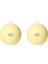 2 Adet Top Mum Krem 8cm 1
