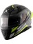 Apex Turbine Kask Athena Grey Neon Yellow Gloss - Pinlock Dahil 2