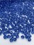 100GR 10MM Saks / Koyu Mavi Petek Model Akrilik Boncuk, Takı,çanta Yapım Boncuğu (100GR,~210 Adet) 1