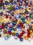 10MM Içi Boncuklu Karışık Renkli Akrilik Petek Model Boncuk,takı,çanta Boncuğu (100GR,~200 Adet) 3
