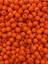 Neon Boncuk, 50GR 8mm Turuncu Renk Mat Neon Fosforlu Boncuk,takı, Çanta Yapım Boncuğu ( ~210 Adet) 1