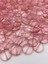 100GR Pembe Renk 25MM Yassı Basık Yuvarlak Akrilik Boncuk,çanta Yapım Boncuğu (100GR~40 Adet), 1