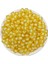 10MM Sarı Renk Içi Boncuklu Akrilik Küp Boncuk,takı,çanta Yapım Boncuğu (100GR,~250 Adet) 1