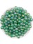 10MM Zümrüt Yeşili, Yeşil Renk Janjanlı Akrilik Boncuk, Takı, Çanta Yapım Boncuğu (50GR,~80 Adet) 1