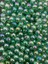 10MM Zümrüt Yeşili, Yeşil Renk Janjanlı Akrilik Boncuk, Takı, Çanta Yapım Boncuğu (50GR,~80 Adet) 2