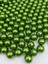 16MM Yeşil Renk Plastik Inci Boncuk, Çanta ve Takı Yapım Boncuğu (100 Gr,~43 Adet) 3