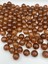 100GR 18MM Kahverengi Çatlak Model Akrilik Boncuk, Çanta Yapım, Hobi Boncuğu (100GR, ~30 Adet) 2