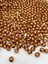 10MM Içi Boncuklu Kahverengi Akrilik Petek Model Boncuk,takı,çanta Boncuğu (100GR,~200 Adet) 1
