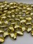 100GR Gold / Altınsarısı Renk Büyük Metalize Badem Boncuk, Takı Çanta Boncuğu (100GR,~20 Adet) 3