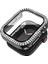 Apple Watch 41MM Pc Çift Elmas Temperli Cam Kasa, Iwatch Serisi 8/7/6/5/4/3/2/1/se Saat Kılıfı (Yurt Dışından) 1