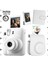 Instax Mini 12 Beyaz Fotoğraf Makinesi-10'lu Film-Çerçeve-Kare Albüm ve Deri Kılıf Seti 1