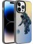 Apple iPhone 14 Pro Max Kılıf Desenli Kamera Çerçeveli Sert Dragon Kapak Astronot 1