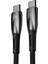 Glimmer Series 100W 200 cm Pd Type-C Şarj Kablosu Siyah 3