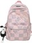 Schoolbag Kızlar Ortaokul Öğrencileri Lise Öğrencileri Ekose Ilkokul Öğrencileri Büyük Kapasiteli Sırt Gelgit Çantası (Yurt Dışından) 1