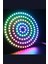 WS2812B Matrix Dijital Esnek Ekran 8 LED Halka Rgb LED Ayrı Ayrı Adresli Matrix Ekran 5V 3