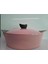 28 cm Kısa Tencere Pembe 1