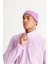 Erkek Lila Anti-pilling Tüylenme Yapmayan Standart Fit Dik Bato Yaka Sweatshirt Polar Ceket 5