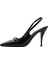 Baotou Elastik Bant Sandalet Stiletto Zarif Sandaletler (Yurt Dışından) 2