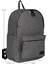 1001 Gri 15' Laptop Bölmeli Unisex Sırt Çantası 4