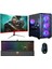 TX4188 Intel Core I7 10700F 16GB Ram 512GB Nvme 8gb RX580 256BIT 23.6 Inç Curved 165Hz Freedos Oyun Bilgisayarı 1