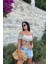 Omuzdan Baglamalı Crop Bluz 2
