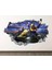 Eğlenceli Yarış Full Hd Baskı 3D Modern Duvar Sticker 1