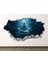 Meditasyon Yapan Astronot Full Hd Baskı 3D Modern Duvar Sticker 1