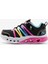 Flutter Heart Lights - Rainbo Büyük Kız Çocuk Siyah Işıklı Spor Ayakkabı 303252L Bkmt 1