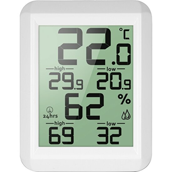To-Ld Mini LCD Dijital Kapalı Termometre Higrometre Odası (Yurt Dışından)